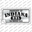 Property Of Indiana Novelty Sticker Decal Small