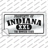 Property Of Indiana Novelty Sticker Decal Small