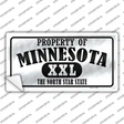 Property Of Minnesota Novelty Sticker Decal Small