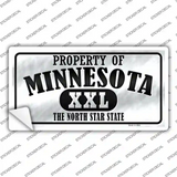 Property Of Minnesota Novelty Sticker Decal Small