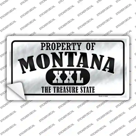 Property Of Montana Novelty Sticker Decal Small