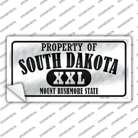 Property Of South Dakota Novelty Sticker Decal Small