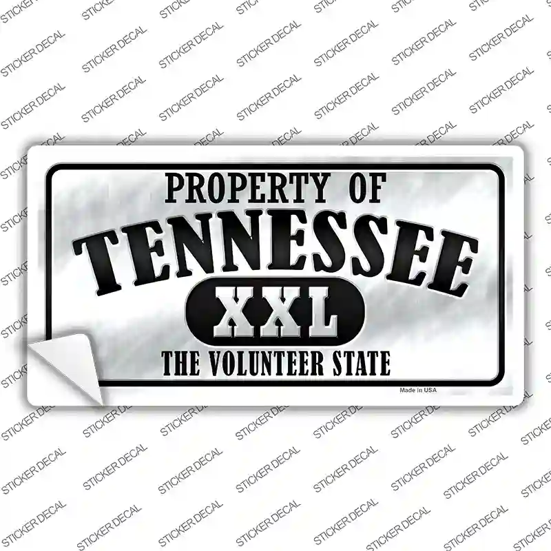 Property Of Tennessee Novelty Sticker Decal Small