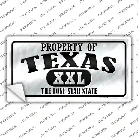 Property Of Texas Novelty Sticker Decal Small