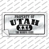 Property Of Utah Novelty Sticker Decal Small