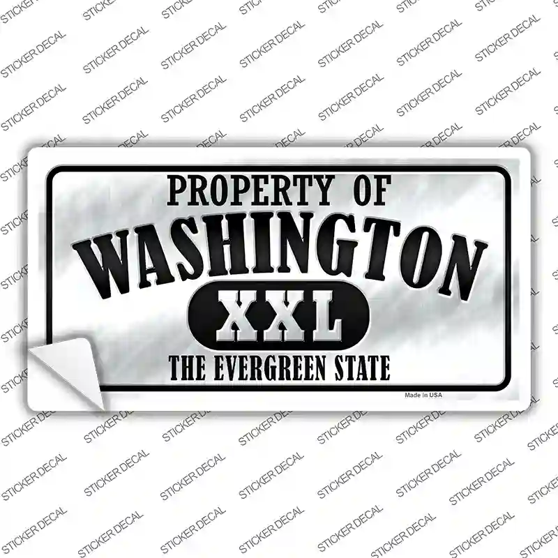 Property Of Washington Novelty Sticker Decal Small