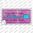 Colorado Outta This Girl Novelty Sticker Decal Small