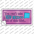 New Mexico Outta This Girl Novelty Sticker Decal Small