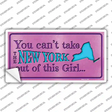 New York Outta This Girl Novelty Sticker Decal Small