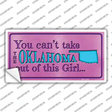 Oklahoma Outta This Girl Novelty Sticker Decal Small