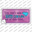 South Carolina Outta This Girl Novelty Sticker Decal Small