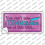 Tennessee Outta This Girl Novelty Sticker Decal Small