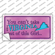 Virginia Outta This Girl Novelty Sticker Decal Small