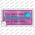 Washington Outta This Girl Novelty Sticker Decal Small