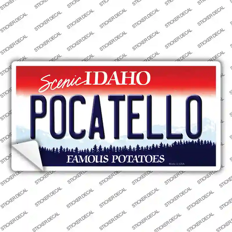 Pocatello Idaho Novelty Sticker Decal Small