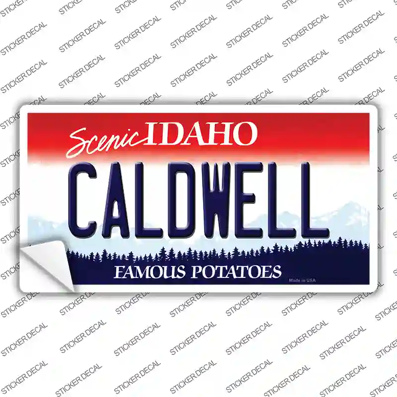 Caldwell Idaho Novelty Sticker Decal Small