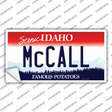 McCall Idaho Novelty Sticker Decal Small