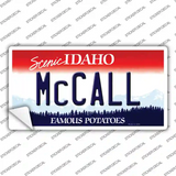 McCall Idaho Novelty Sticker Decal Small