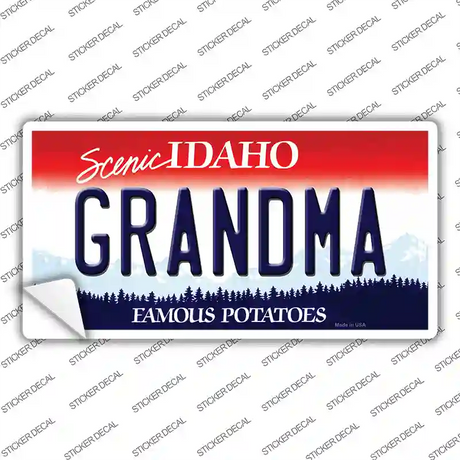 Grandma Idaho Novelty Sticker Decal Small