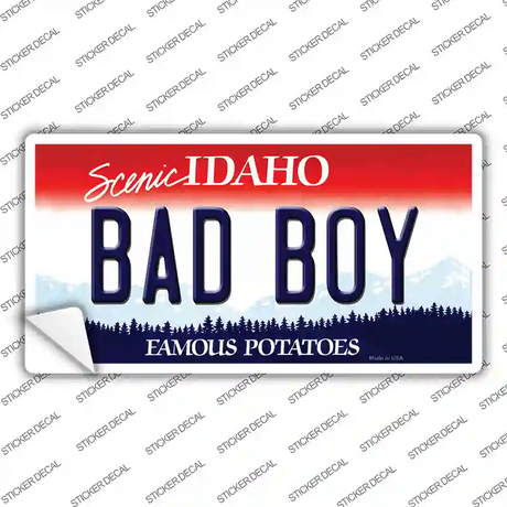 Bad Boy Idaho Novelty Sticker Decal Small