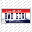 Bad Girl Idaho Novelty Sticker Decal Small