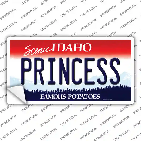 Princess Idaho Novelty Sticker Decal Small