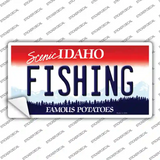 Fishing Idaho Novelty Sticker Decal Small