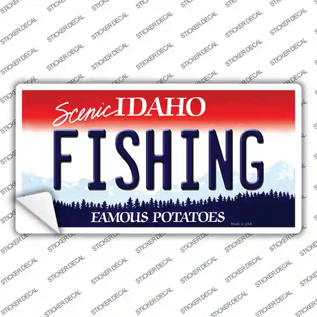 Fishing Idaho Novelty Sticker Decal Small