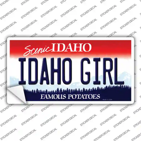 Idaho Girl Idaho Novelty Sticker Decal Small