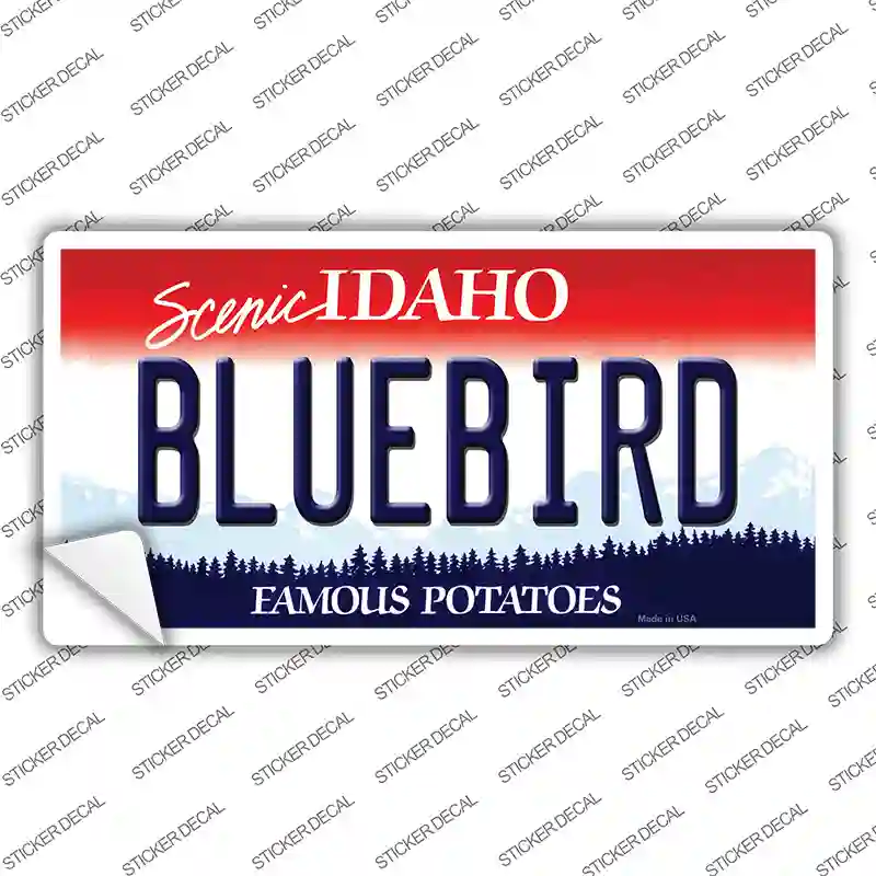 Bluebird Idaho Novelty Sticker Decal Small