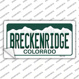 Breckenridge Colorado Novelty Sticker Decal Small