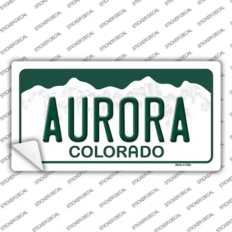 Aurora Colorado Novelty Sticker Decal Small