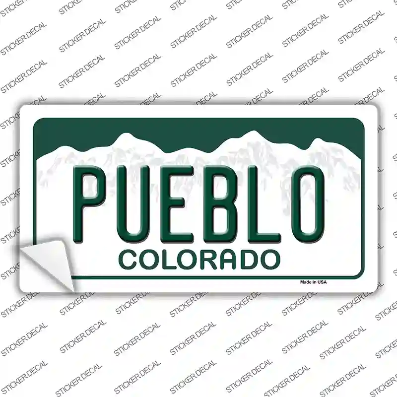 Pueblo Colorado Novelty Sticker Decal Small