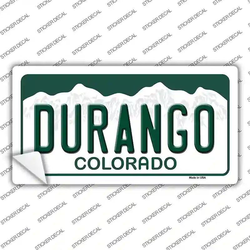 Durango Colorado Novelty Sticker Decal Small