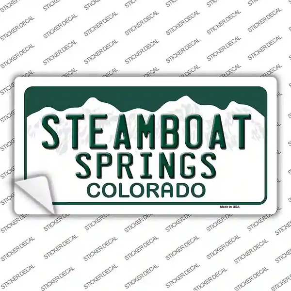 Steamboat Springs Colorado Novelty Sticker Decal | Smart Blonde