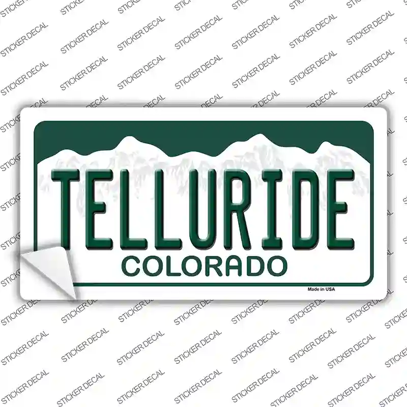 Telluride Colorado Novelty Sticker Decal Small