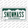 Snowmass Colorado Novelty Sticker Decal Small