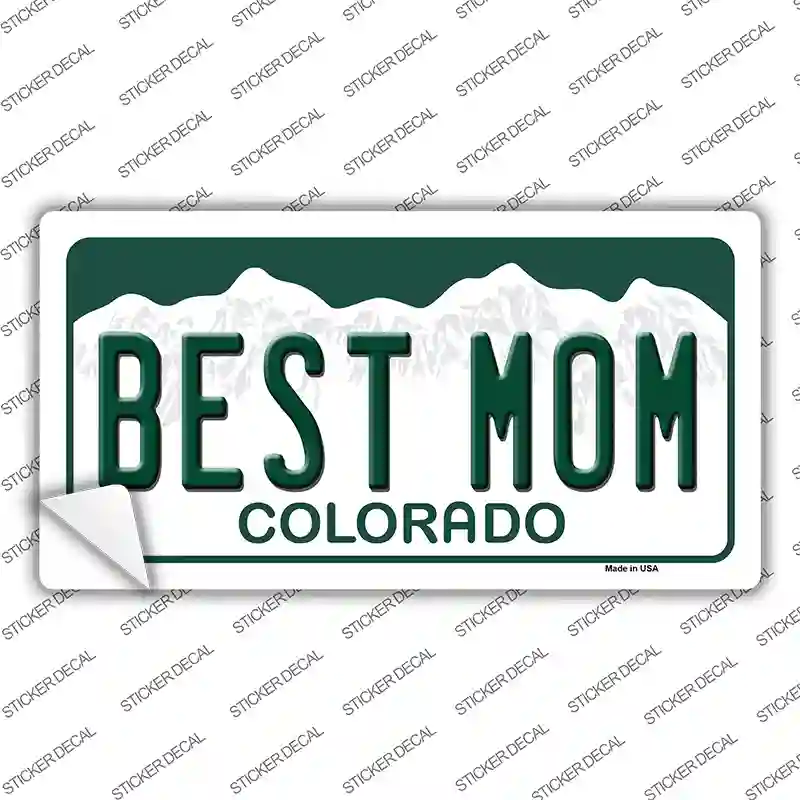 Best Mom Colorado Novelty Sticker Decal Small