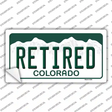 Retired Colorado Novelty Sticker Decal Small