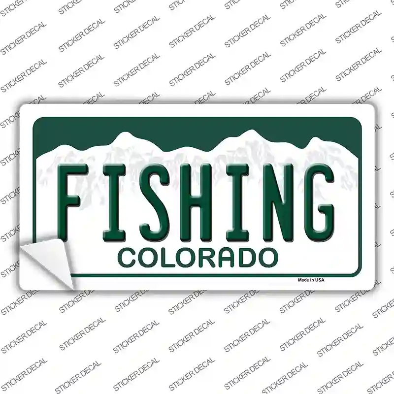 Fishing Colorado Novelty Sticker Decal Small