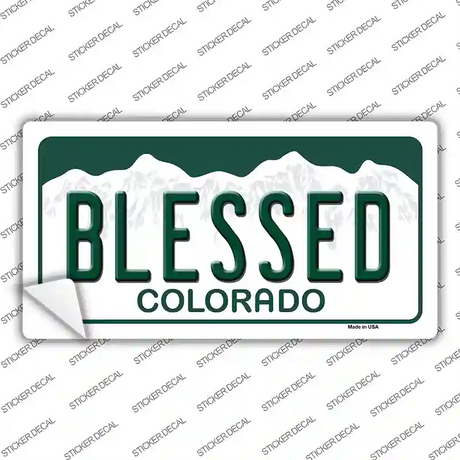 Blessed Colorado Novelty Sticker Decal Small