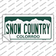 Snow Country Colorado Novelty Sticker Decal Small