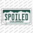 Spoiled Colorado Novelty Sticker Decal Small