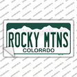 Rocky Mountains Colorado Novelty Sticker Decal Small