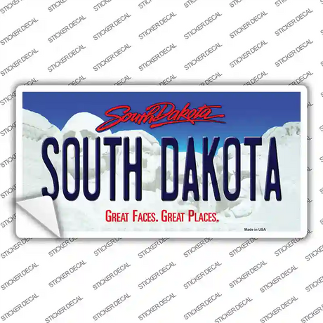 South Dakota Novelty Sticker Decal Small