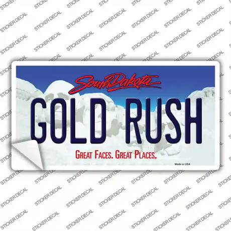 Gold Rush South Dakota Novelty Sticker Decal Small