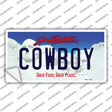 Cowboy South Dakota Novelty Sticker Decal Small