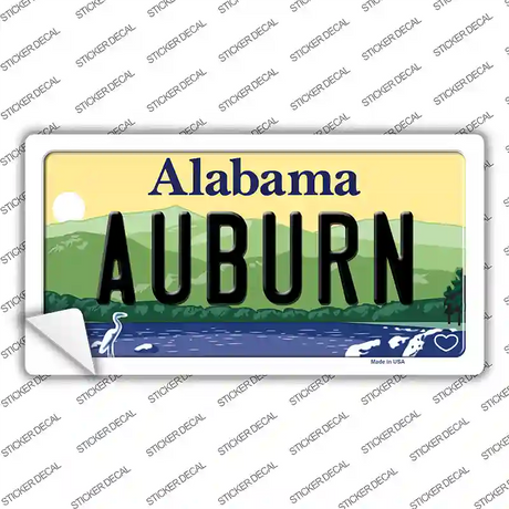 Auburn Alabama Novelty Sticker Decal Small