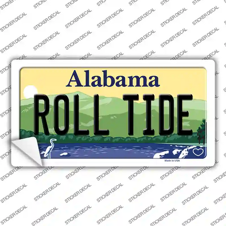 Roll Tide Alabama Novelty Sticker Decal Small