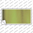 Lime Green Metallic Solid Novelty Sticker Decal